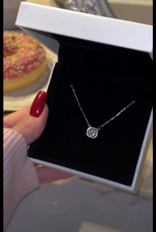 CEO square silver necklace sale 349