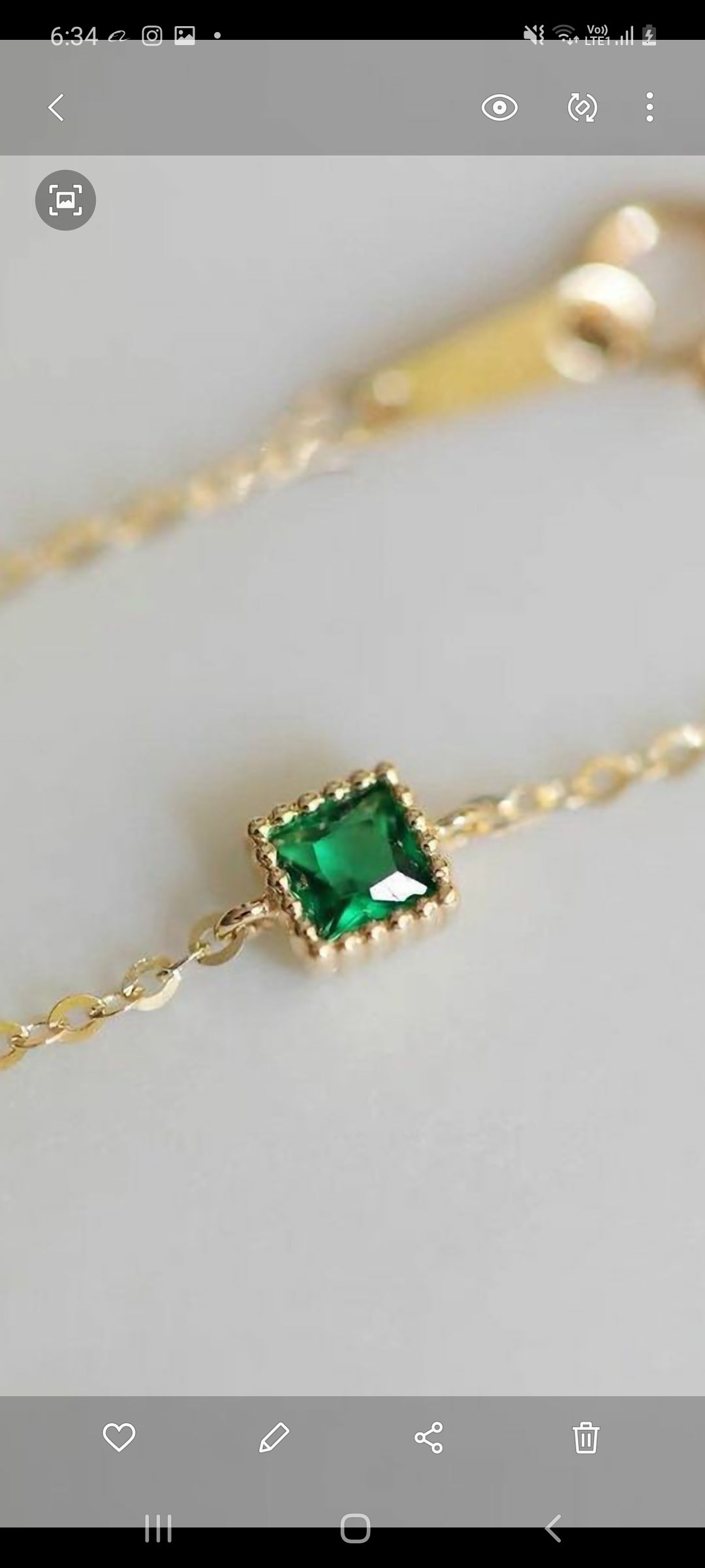 Emerald maharani necklace