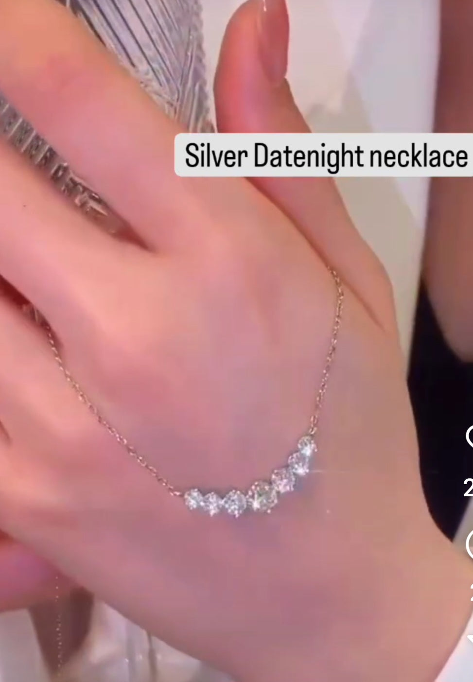 Silver Datenight necklace