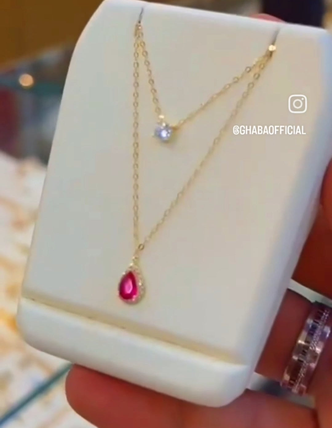 Two layer ruby pink princess