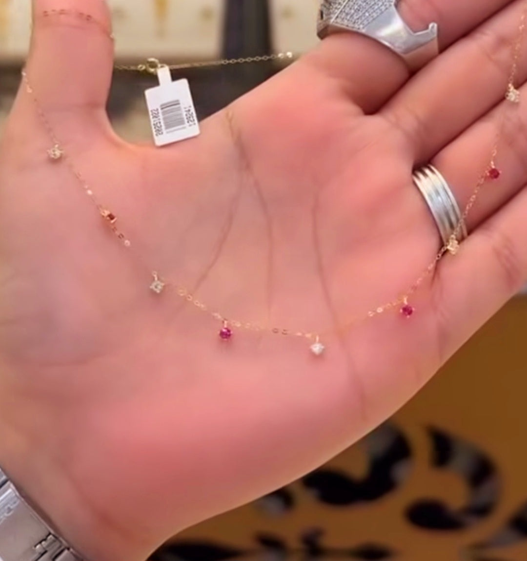 Kovalam ruby necklace. Best seller