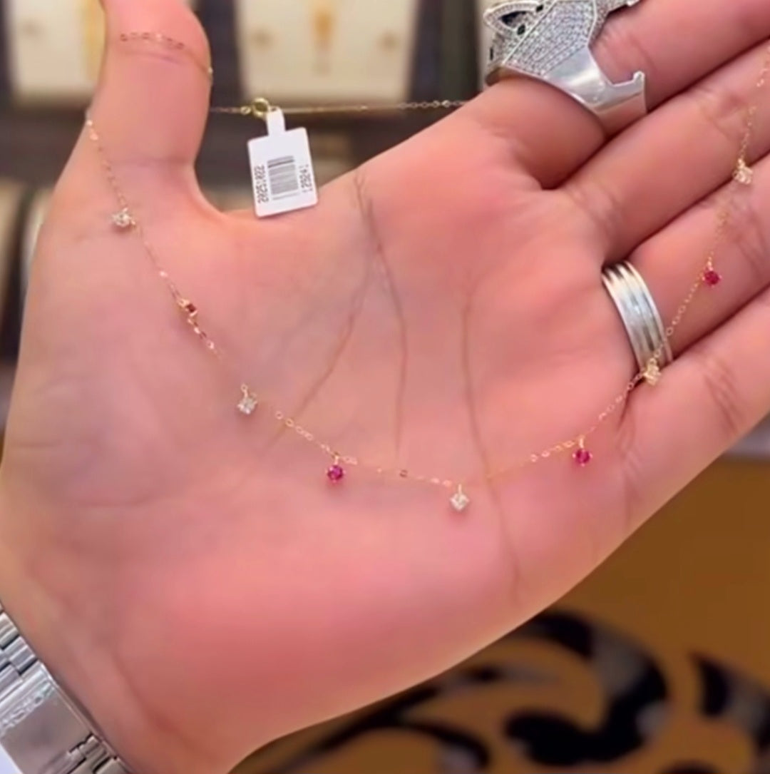 Kovalam ruby necklace. Best seller