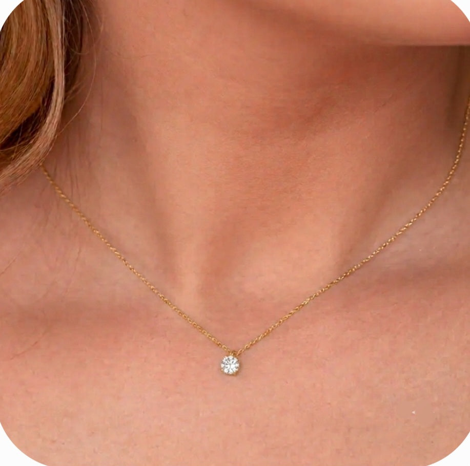 Daily wear tiny stone necklace best seller