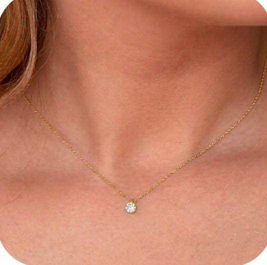 Daily wear tiny stone necklace best seller