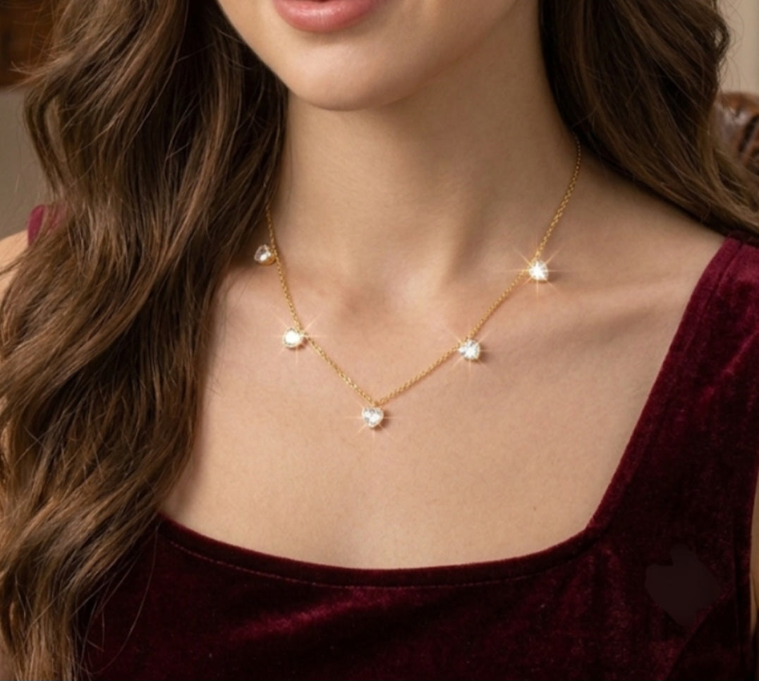 Sale on Golden hearts necklace. Sale closing on 8th july.