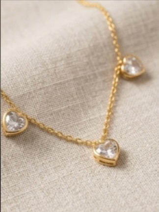 Sale on Golden hearts necklace. Sale closing on 8th july.