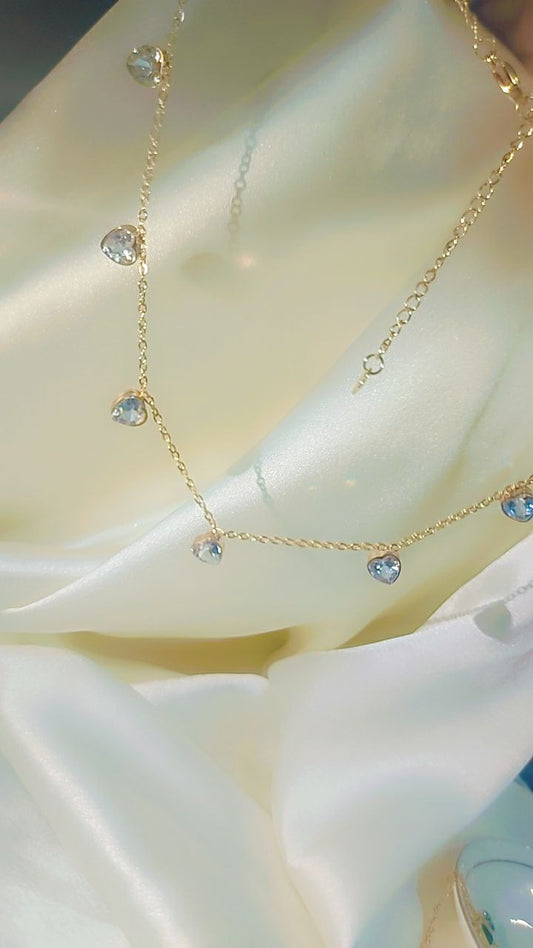 Golden cinderella necklace