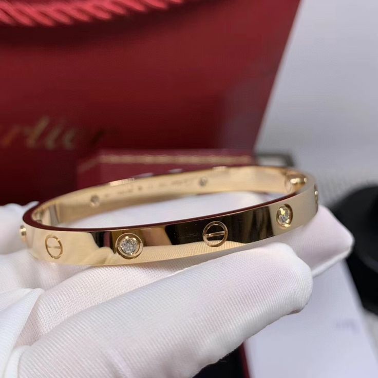 Cartier Love Bracelet In Gold - Titanium Non Tarnish - 16cm, 17cm, 19cm,  21cm - Luxe Finds UK