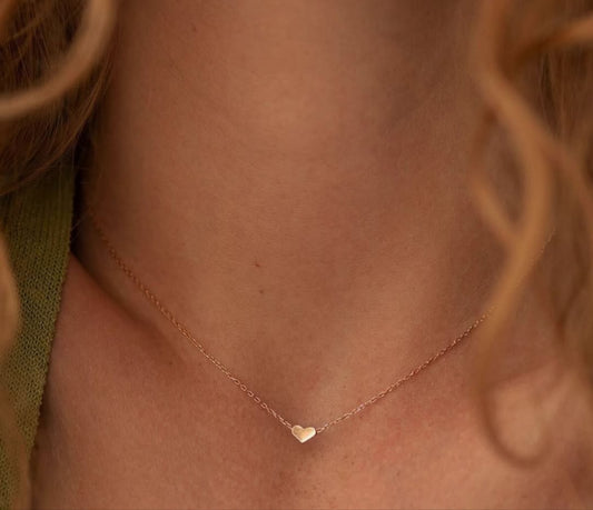Sale on Gold heart necklace