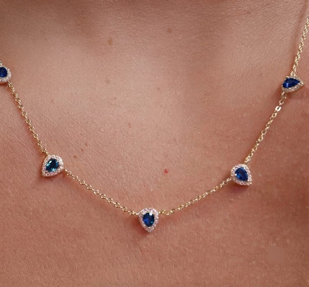 Sapphire necklace