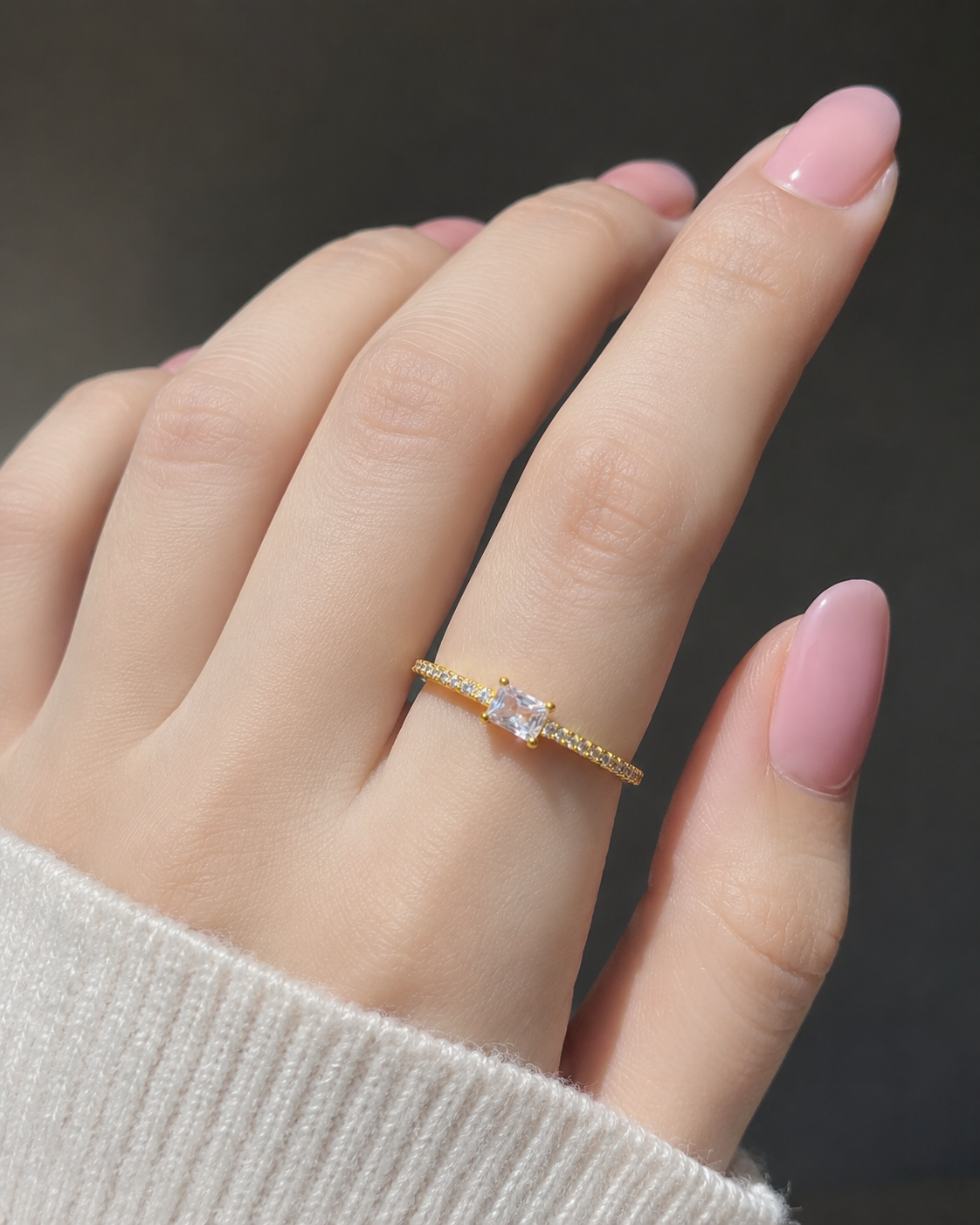 Simple stud ring (Adjustable)