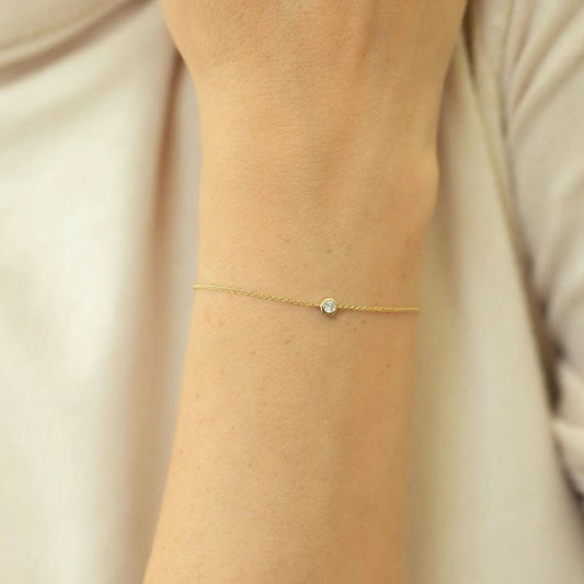 classic solitaire bracelet