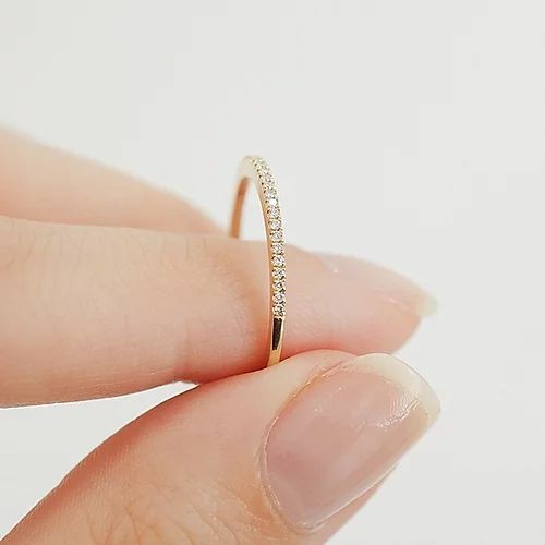 Minimalistic  horizon ring (adjustable) gold