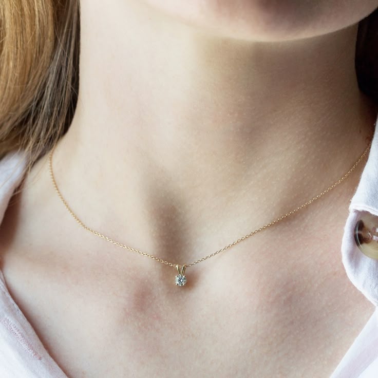 White square necklace