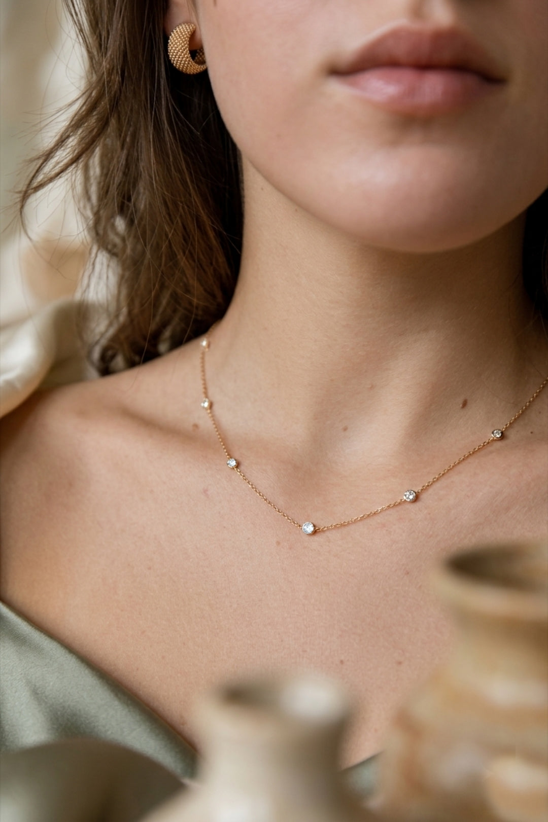 Island girl necklace (gold)