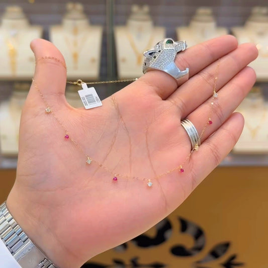 Kovalam ruby necklace. Best seller