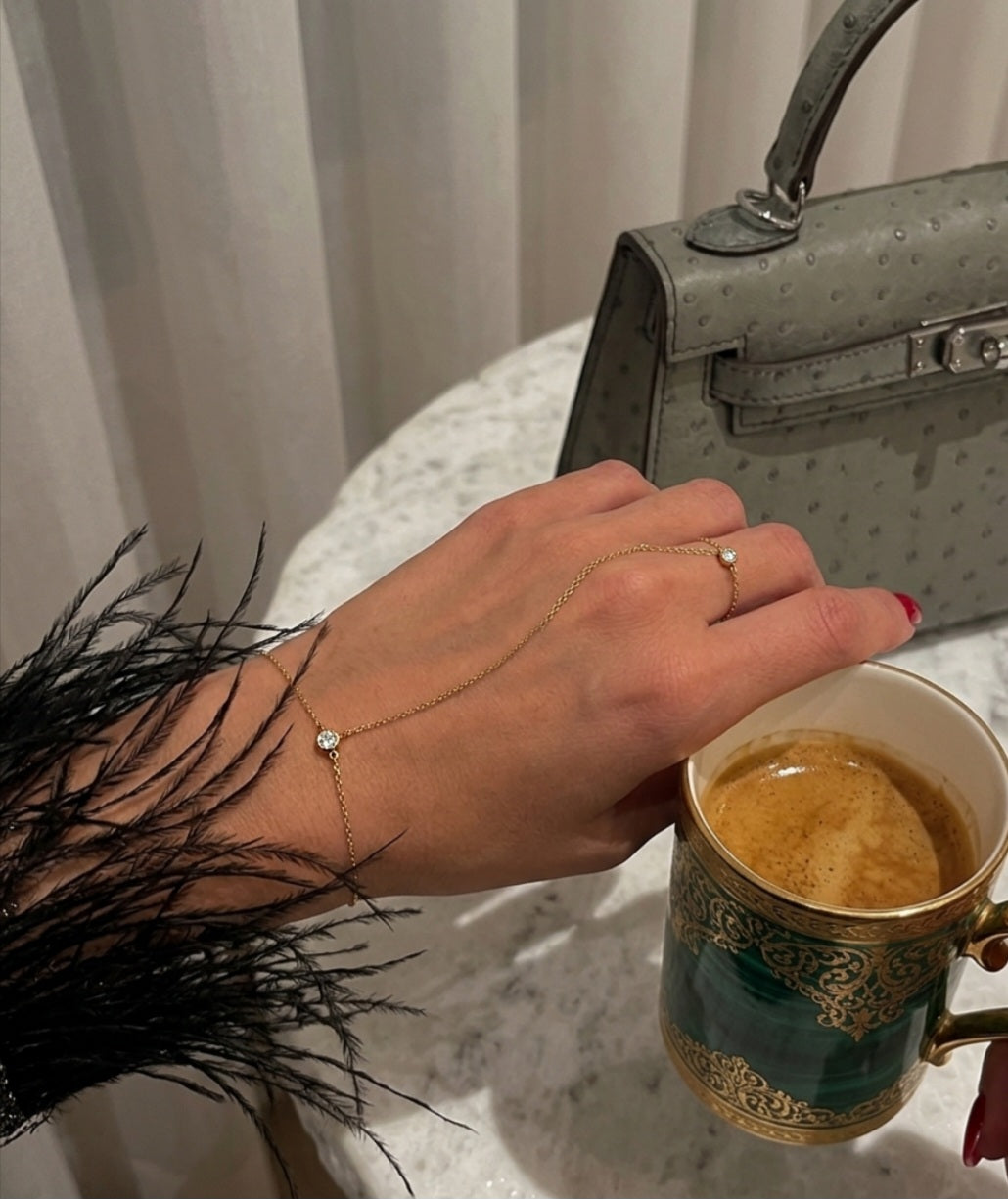 Minimalist hand chain
